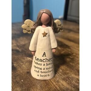 Heaven Sends Angel Teacher Novelty Figurine - Standing Teacher Gift‎ Idea